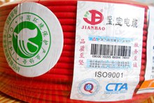 堅(jiān)寶阻燃電纜 ZR-BVR