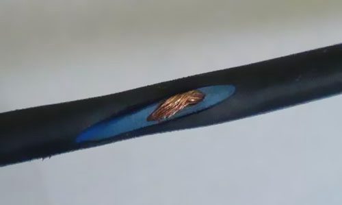 電纜結構存在問題